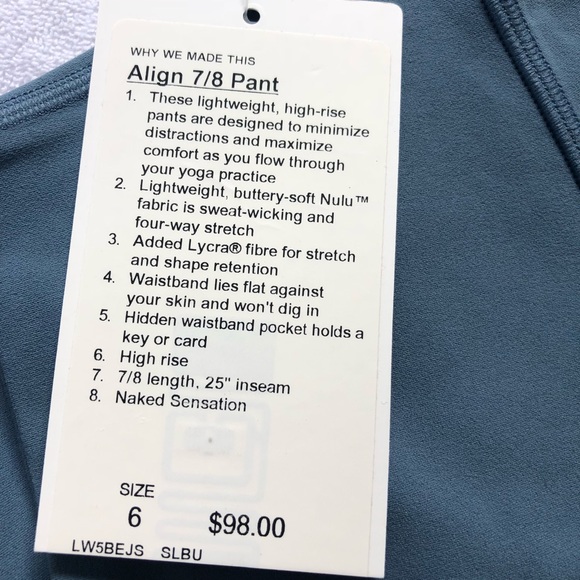 Lululemon Align 7/8 Pant - Picture 6 of 8